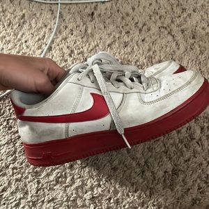 nike airforce 1 red used